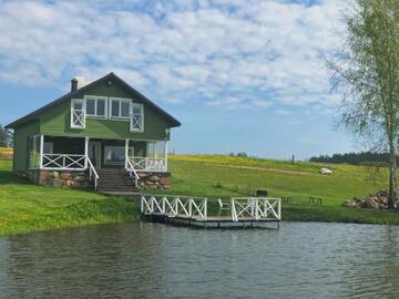 Фотографии Виллы Alantos Zirgai Sauna and Hottube Villa at Pond г. Alanta (Литва) №1 Фото Виллы Alantos Zirgai Sauna and Hottube Villa at Pond г. Alanta 1