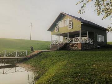 Фото номера Вилла Виллы Alantos Zirgai Sauna and Hottube Villa at Pond г. Alanta 61